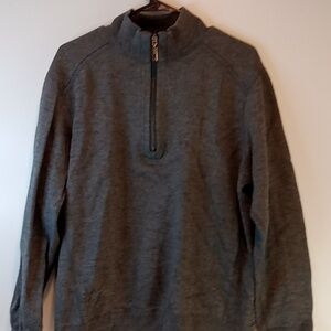 Tommy Bahama 1/4 Zip Reversible Pullover Sweater Men's Sz Med EUC NICE!